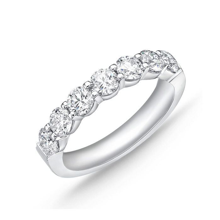 Petite Prong 7-Stone Diamond Band 1.50ctw approx.