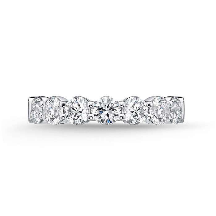 Petite Prong 7-Stone Diamond Band 1.50ctw approx.