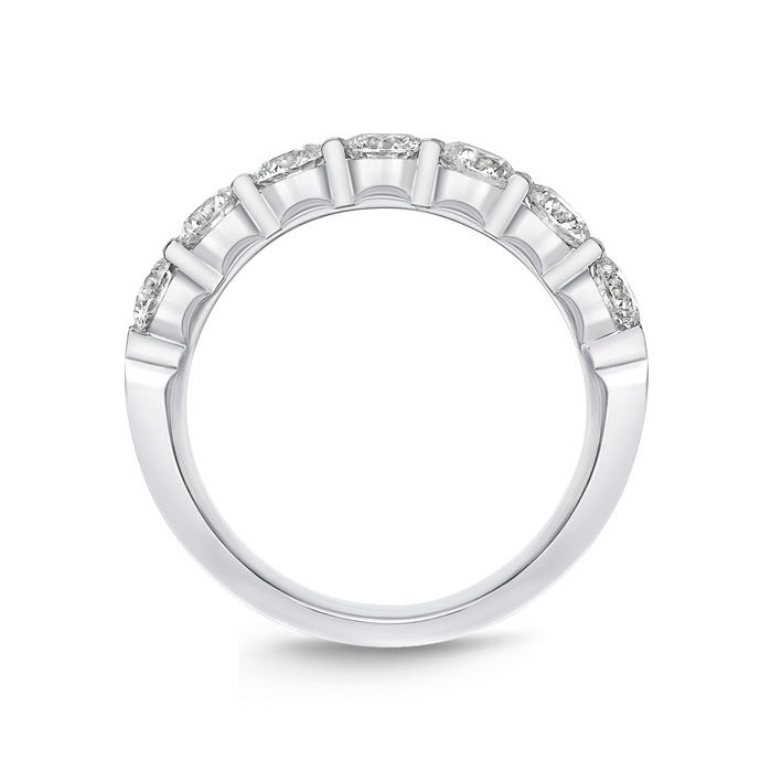Petite Prong 7-Stone Diamond Band 1.50ctw approx.