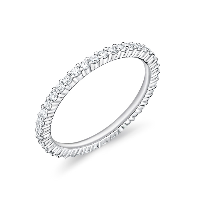 Petite Prong Diamond Eternity Band .47-.58ctw approx.