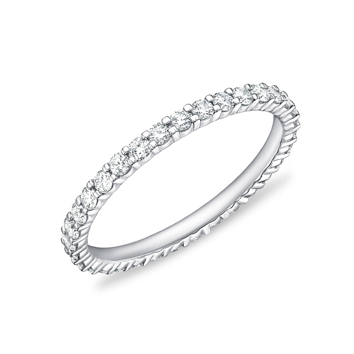 Petite Prong Diamond Eternity Band .60-.73ctw approx.