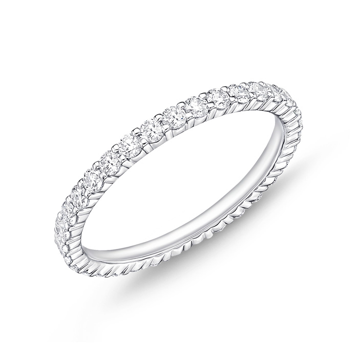 Petite Prong Diamond Eternity Band .63-.74ctw approx.