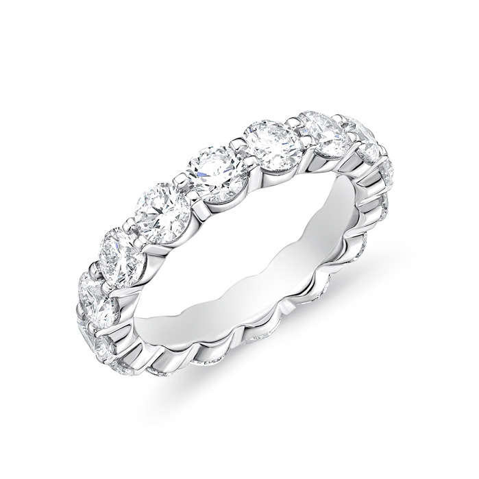 Petite Prong Eternity Ring, 1st Ser., Mdl 37