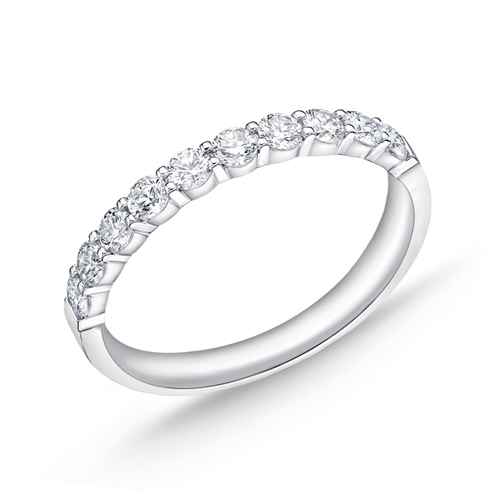 Petite Prong 10-Stone Diamond Band .50ctw approx.