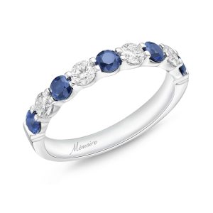 Petite Prong 9 Stone Band, 1st Ser., Mdl 45