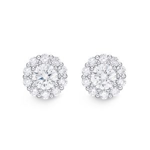 Blossom Diamond Studs .75ctw approx.