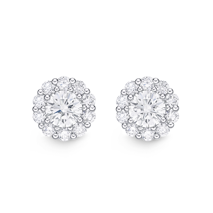 Blossom Diamond Studs 1ctw approx.