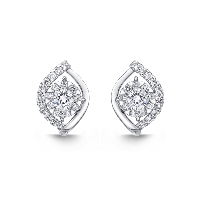 Bouquet Marquise Shape Studs