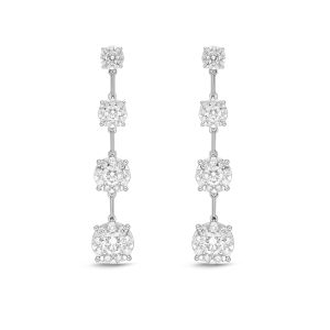 Diamond Bouquet Earring Drops