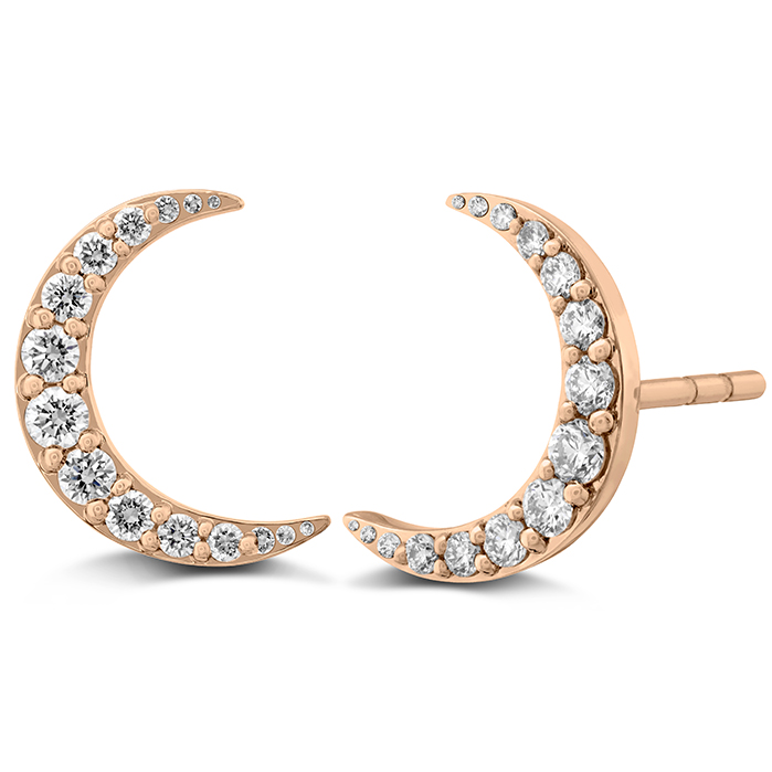 Luna Crescent Earrings .20-.23ctw approx.