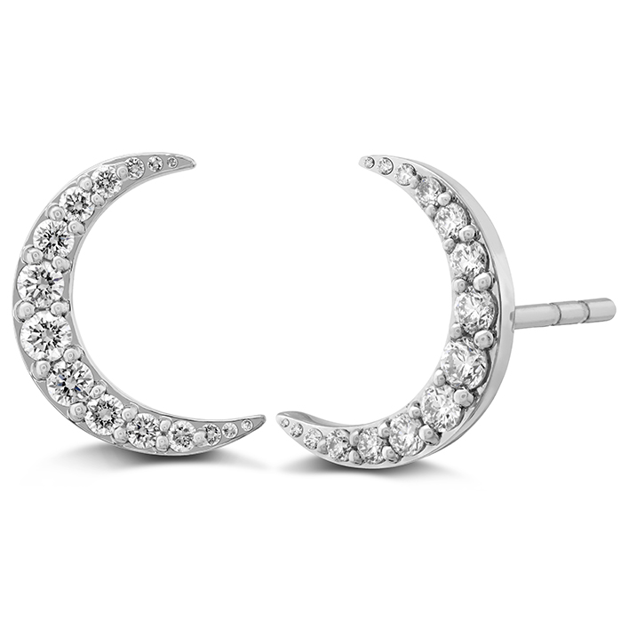 Luna Crescent Earrings .20-.23ctw approx.