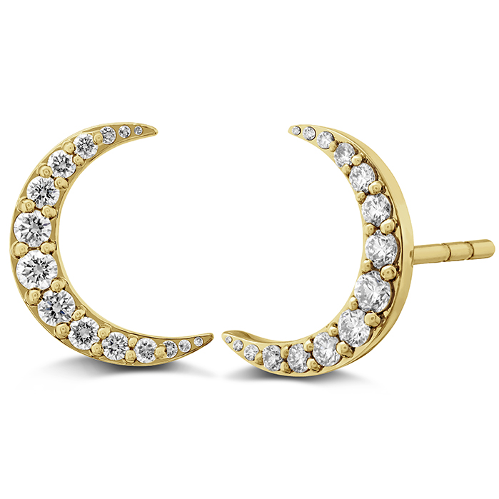 Luna Crescent Earrings .20-.23ctw approx.