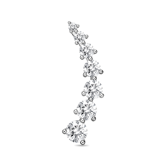 7-Stone Left Side Single Climber 0.75ctw approx.