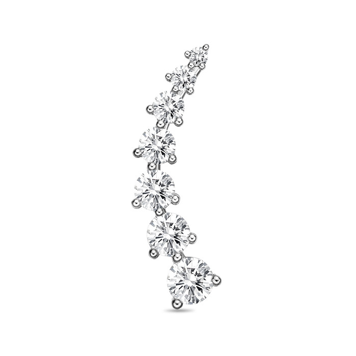 7-Stone Right Side Single Climber 0.75ctw approx.