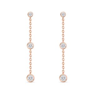 Cascade Drop Earrings 34mm .50ctw approx.
