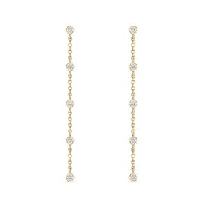 Cascade Drop Earrings 45mm .25ctw approx.