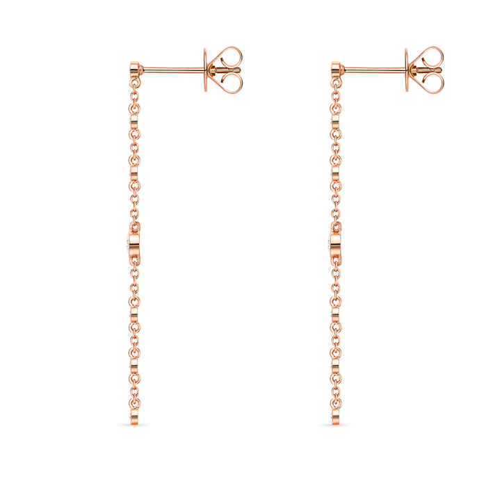 Cascade Drop Earrings 45mm .35ctw approx.