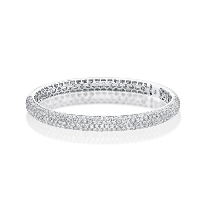 Pirouette Pave Bangle 5.50ctw approx.
