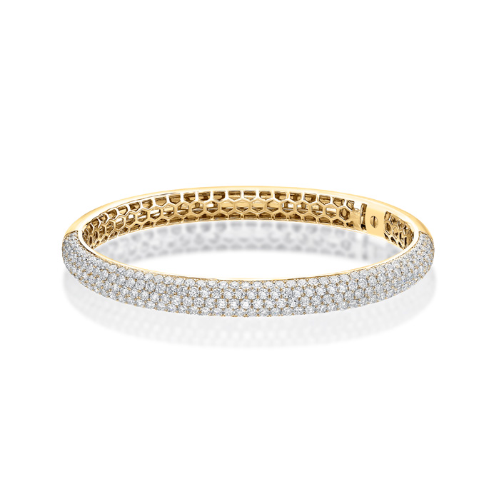 Pirouette Pave Bangle 5.50ctw approx.