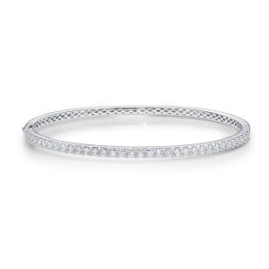 Shared Prong Diamond Bangle 1.50ctw approx.