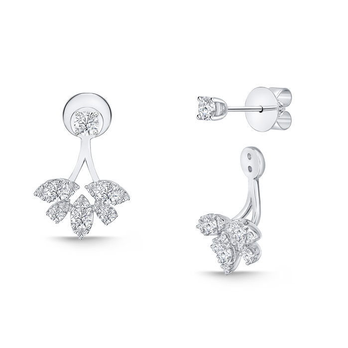 Fancy Brilliant Fashion Jacket / Jacket Earrings, 1st Ser.,