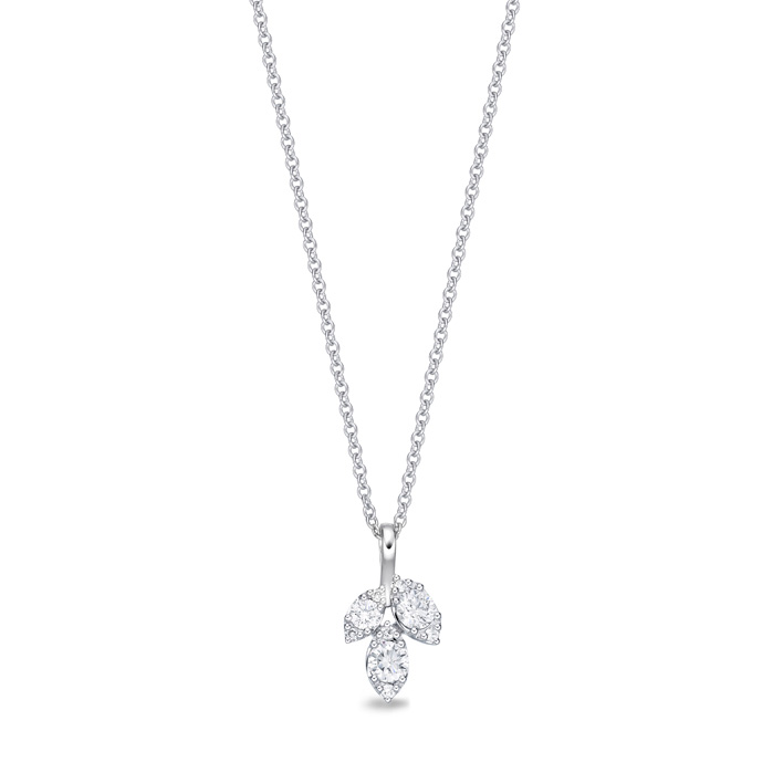 Vintage Petal Diamond Pendant .50ctw approx.