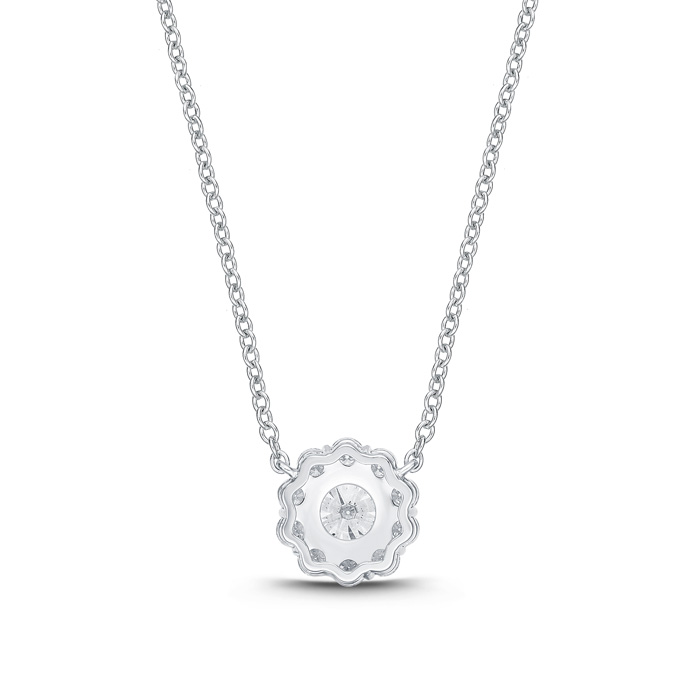 Blossom Diamond Necklace .75ctw approx.