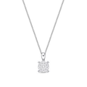 Diamond Bouquet Necklace 1.5ct LOOK