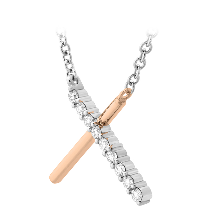 Luna Intercross Pendant .10-.12ctw approx.