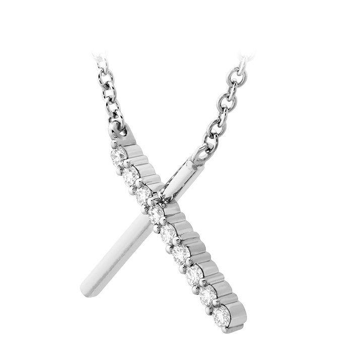 Luna Intercross Pendant .10-.12ctw approx.