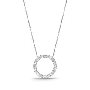 Diamond Circle Necklace