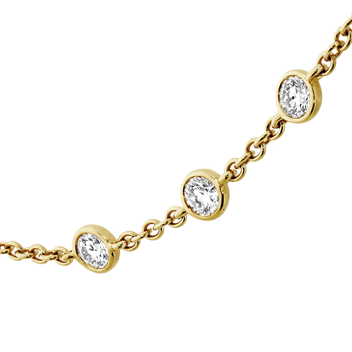 Cascade 16-Stone Necklace .75ctw approx.