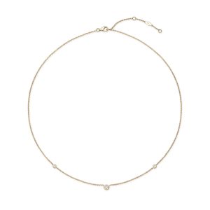 Cascade 3-Stone Necklace .21ctw approx.