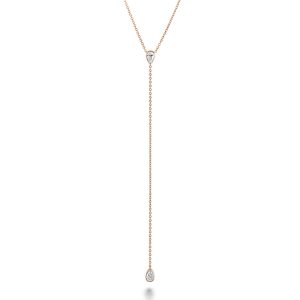 Cascade Pear Shape Lariat .50ctw approx.