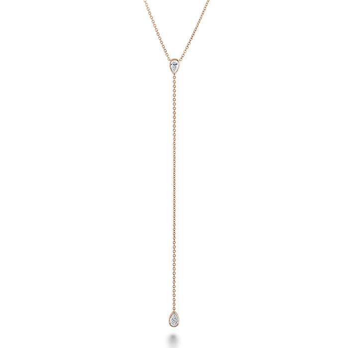 Cascade Pear Shape Lariat .50ctw approx.