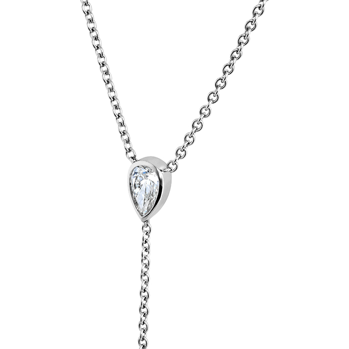 Cascade Pear Shape Lariat .50ctw approx.