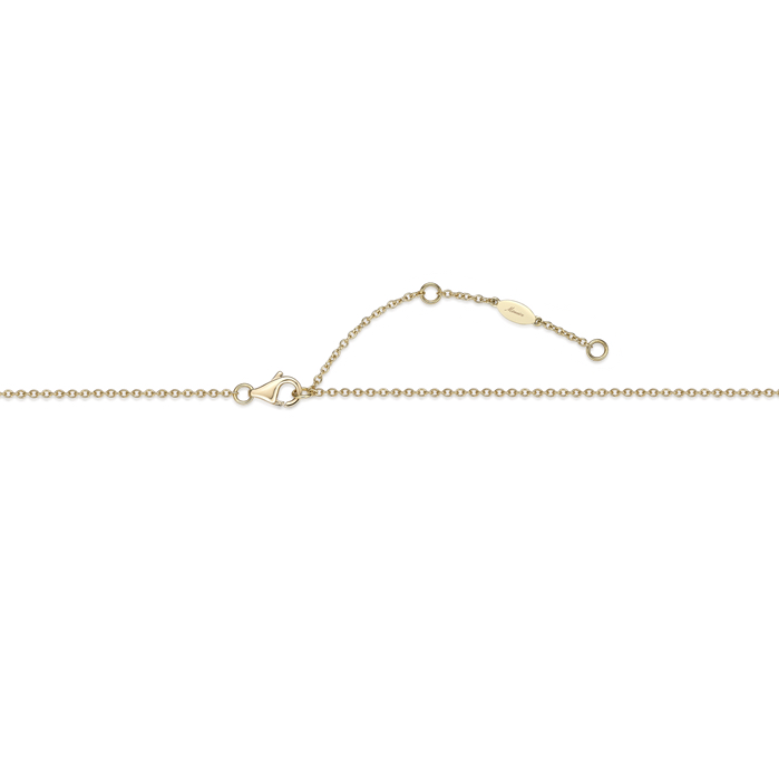 Cascade Pear & Round Accent Diamond Necklace 1.20ctw approx.