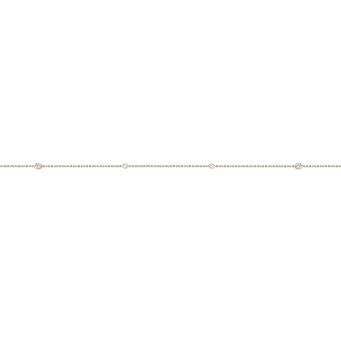 Cascade 10-Stone Oval Diamond Necklace 1.85ctw approx.