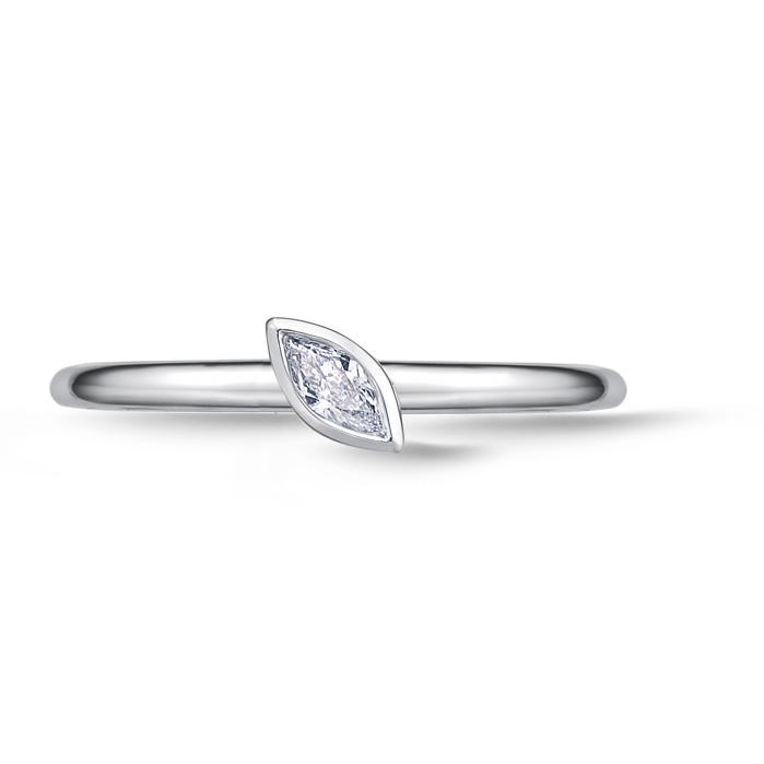 Marquise Petite Stackable Band .09ctw approx.