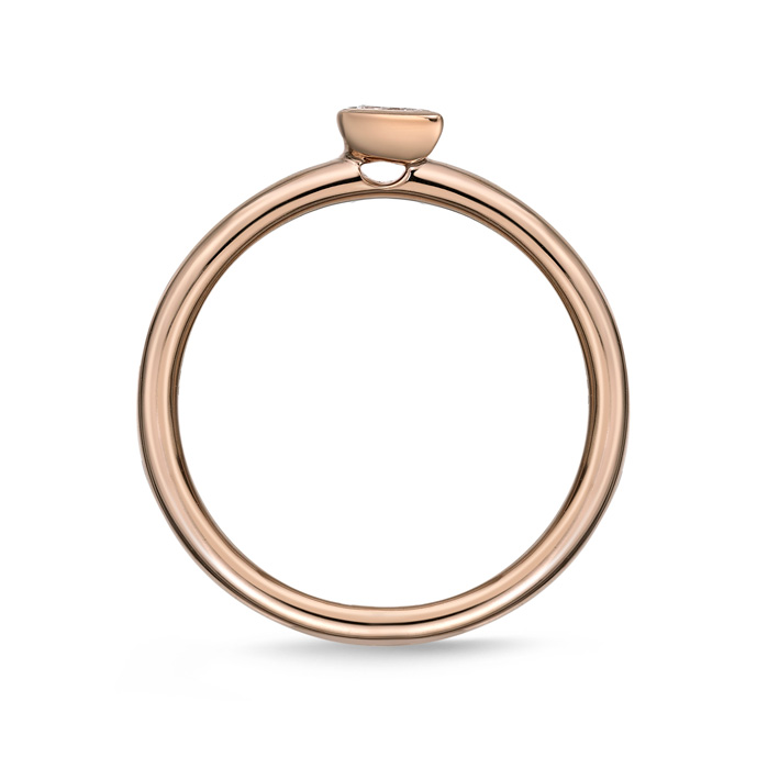 Pear Shape Petite Stackable Band .10ctw approx.