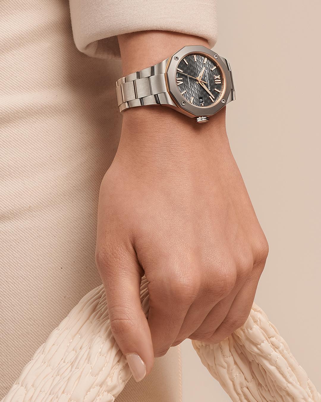 Baume et Mercier – Riviera 10661AUTOMATIC WATCH, STEEL TITANIUM – 36MM