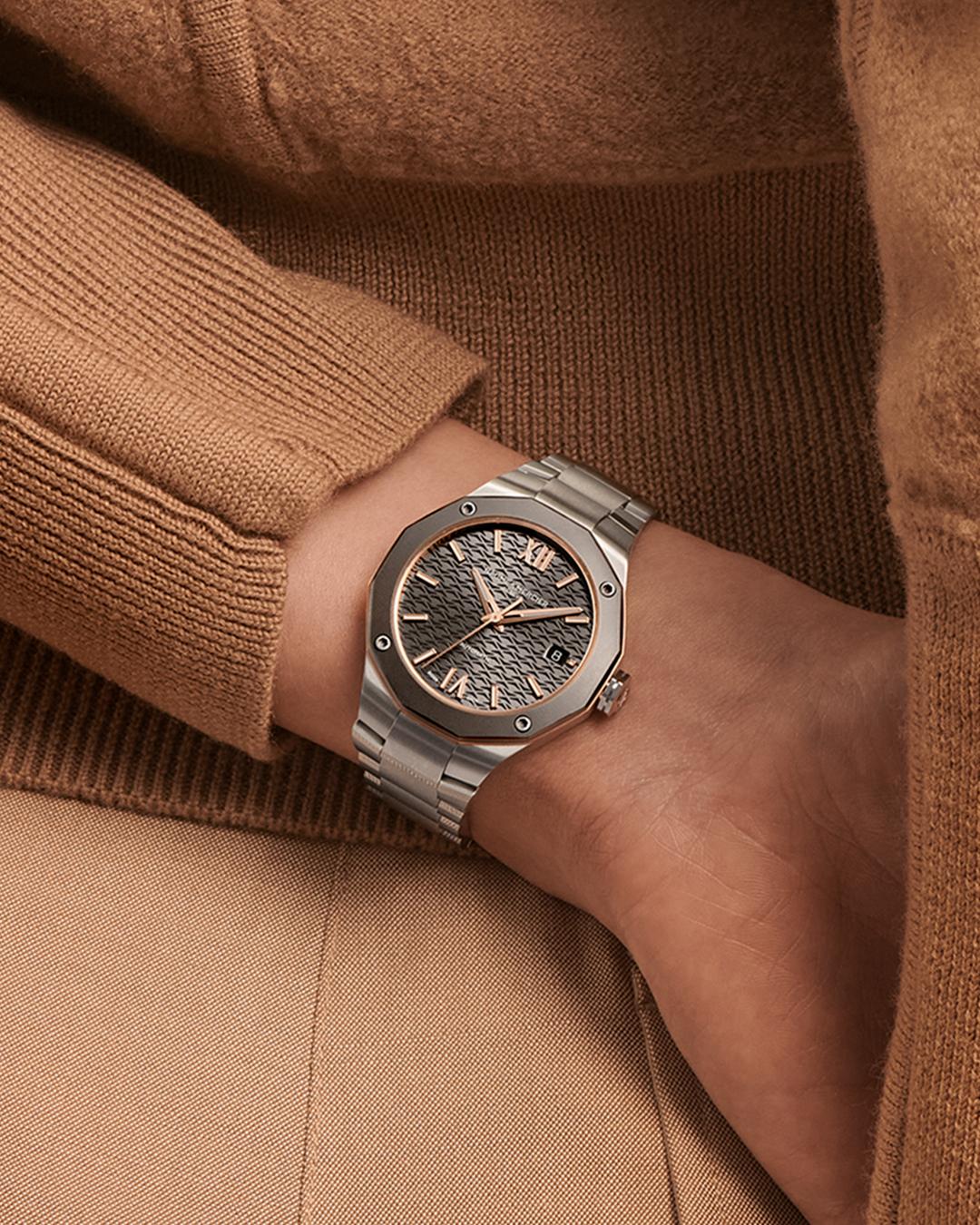 Baume et Mercier – Riviera 10661AUTOMATIC WATCH, STEEL TITANIUM – 36MM