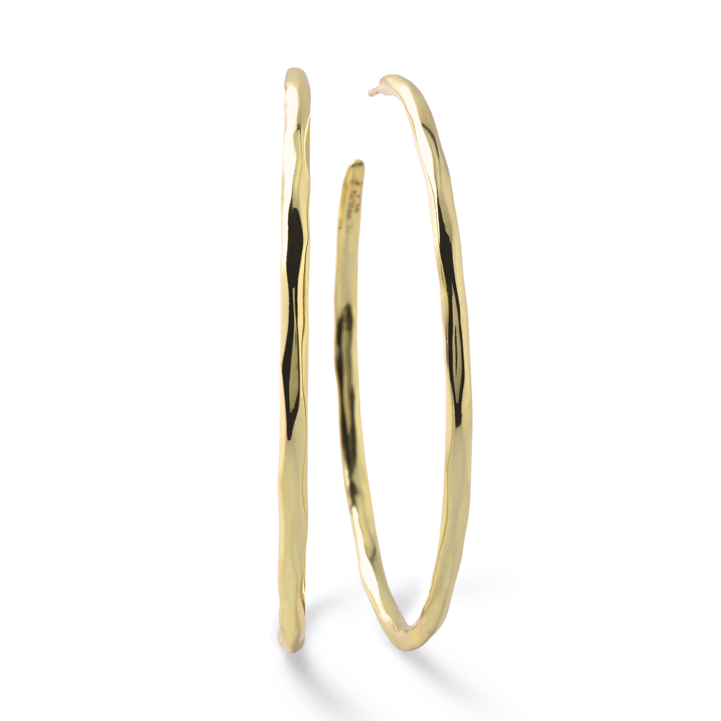 IPPOLITA 18K Gold #4 Glamazon Faceted Hoops