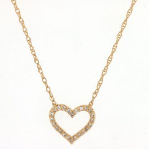 DIAMOND HEART NECKLACE