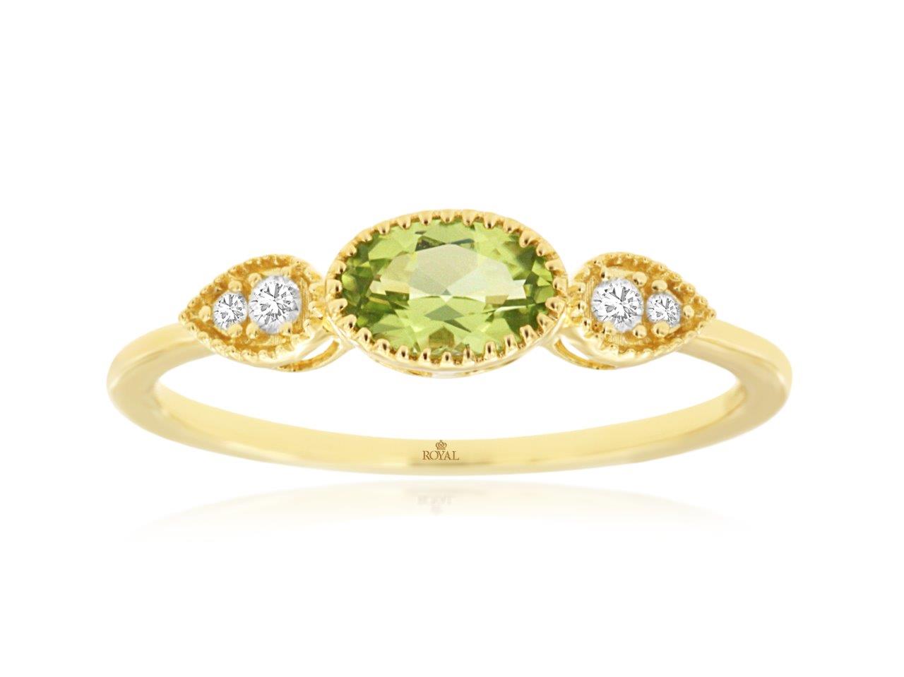 PERIDOT & DIAMOND RING