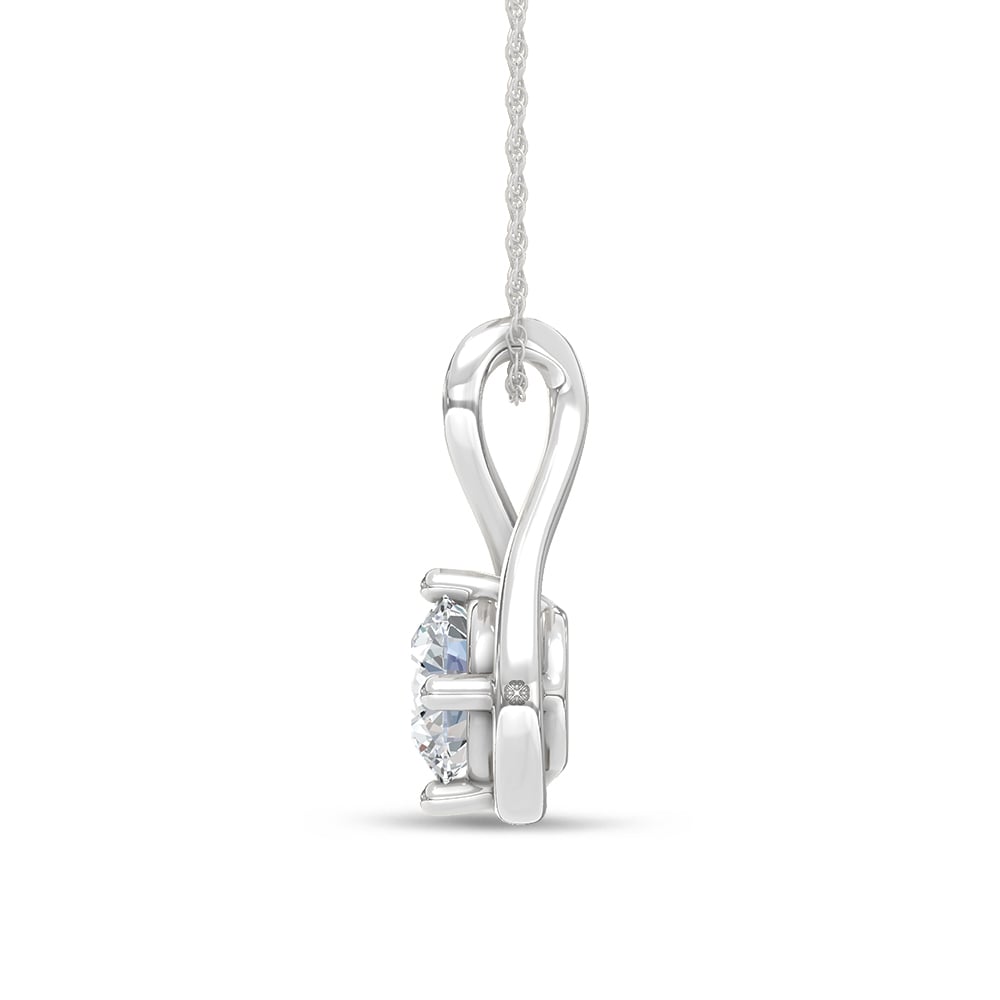 10K White Gold Lab Grown Diamond 1 Ct.Tw. Fashion Pendant (Without Chain)