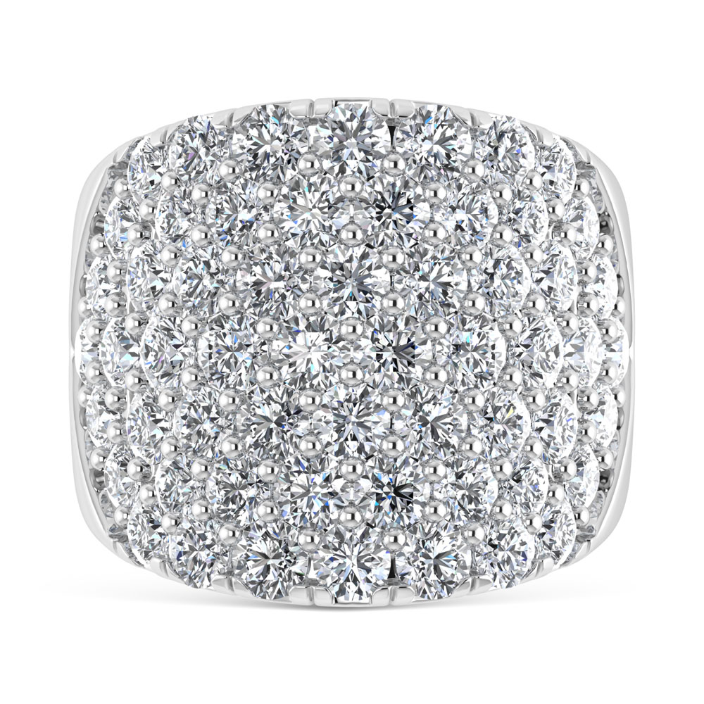14K White Gold 6 Ct.Tw. Lab Grown Diamond Fashion Ring