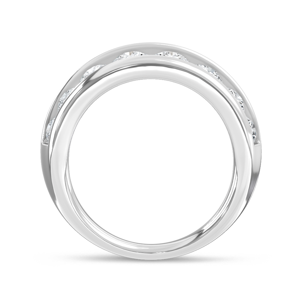14K White Gold Lab Grown Diamond 4 Ct.Tw. Fashion Ring