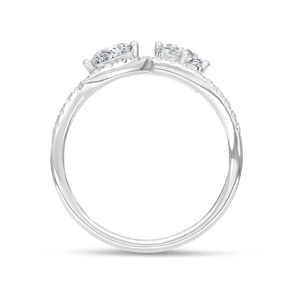 14K White Gold Lab Grown Diamond 1 Ct.Tw. Fashion Ring