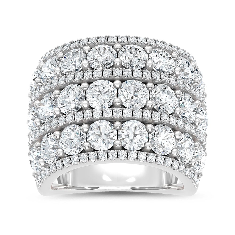 14K White Gold Lab Grown Diamond 6 Ct.Tw. Fashion Band